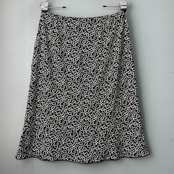 Julie Mitchell Urban Size Medium Pull on Geometric Abstract Artsy Knit Skirt Y2K - Picture 5 of 12